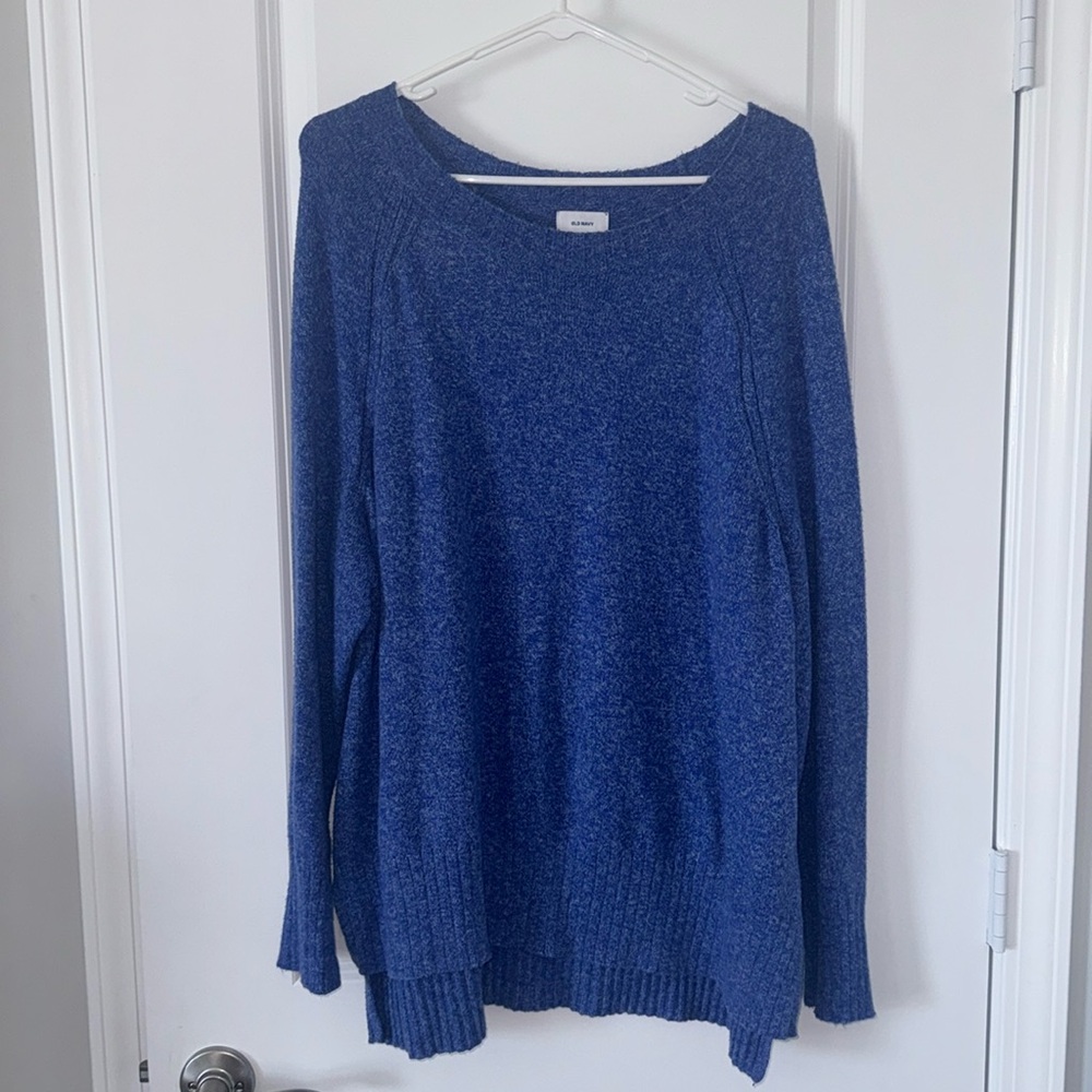 Womens royal blue sweater XL